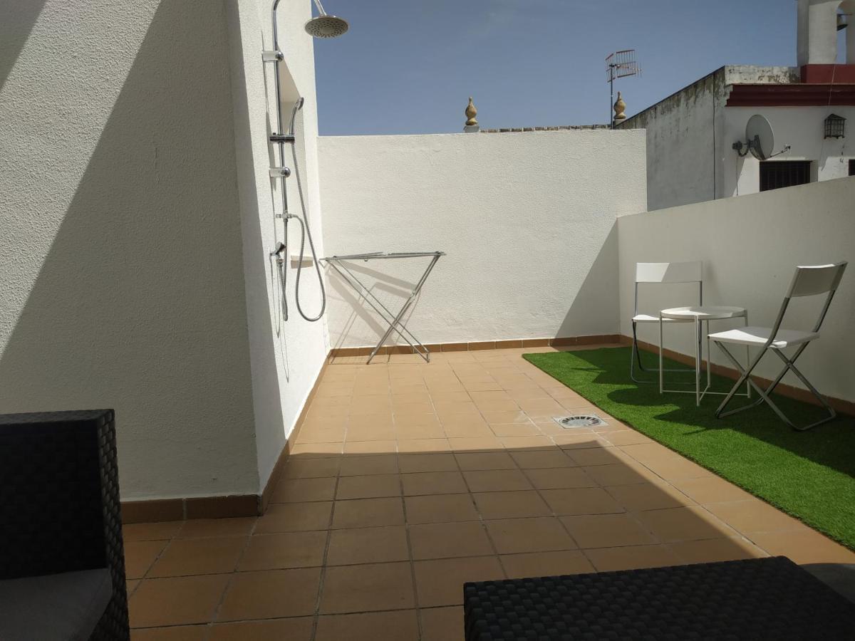 ÁTICO EN EL CENTRO, terraza 20 m2, garaje, Wi-Fi, AC Sanlúcar de Barrameda Exterior foto